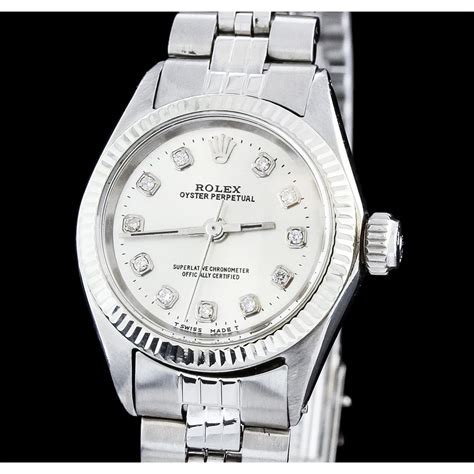 ladies rolex watches price|rolex women's oyster steel watch.